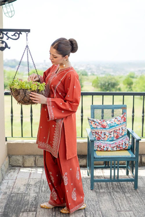 2 piece lawn suit