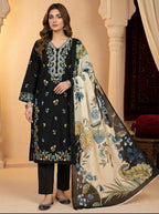 3-piece stitched lawn ensemble
