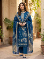 3-piece stitched lawn ensemble