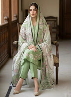 3-piece stitched lawn ensemble